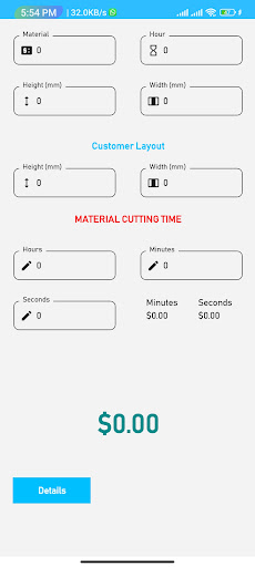 Android application CNC Router Laser screenshort