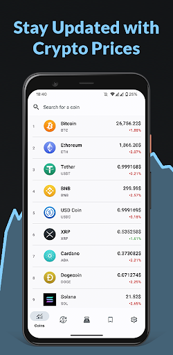 Android application CoinFuse screenshort