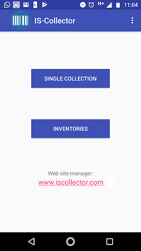 Android application IS Collector - Physical count screenshort