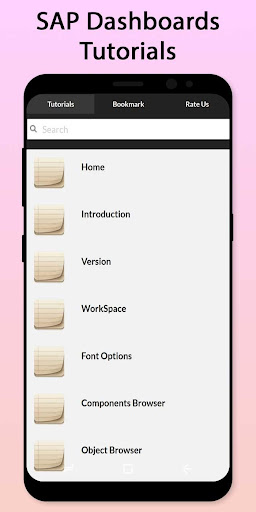Android application Easy SAP Dashboards Tutorial screenshort