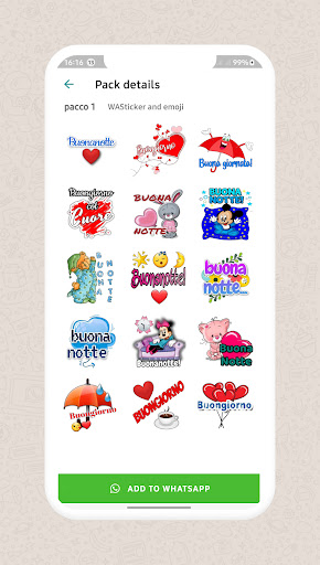 stickers buongiorno -WASticker