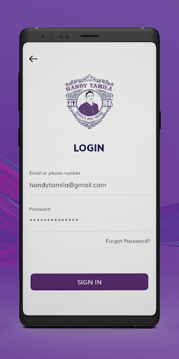 Android application Handy Tamila screenshort