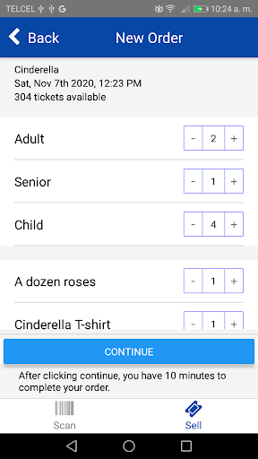 ThunderTix Screen 3