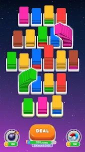 Card Shuffle - Color Sorting