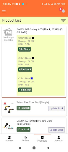 Android application Hifibazaar Seller App screenshort