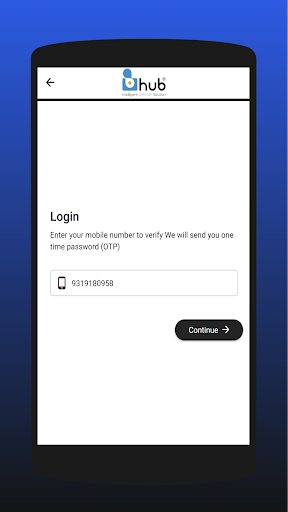 Android application HUB screenshort