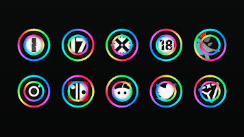 screenshot of RGB - Rainbow LED Icon Pack