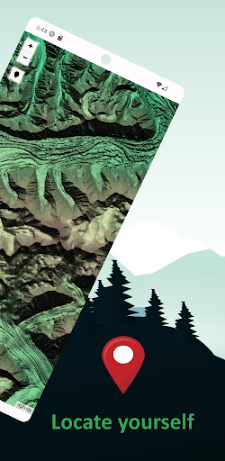 Denali Offline Topographic Map Screen 2