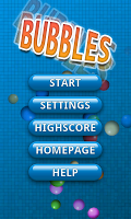screenshot of Bubbles