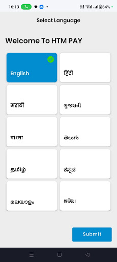 Android application HTM PAY screenshort