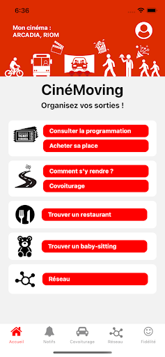 Android application CinéMoving screenshort