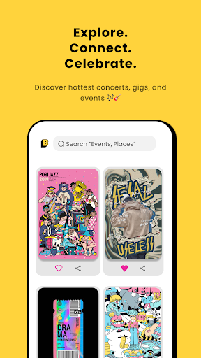 Buzzing - find gigs and events