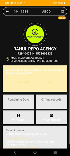 Android application RAHUL REPO AGENCY screenshort