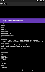 Captura de Pantalla 9 DRM Check - DRM Info android