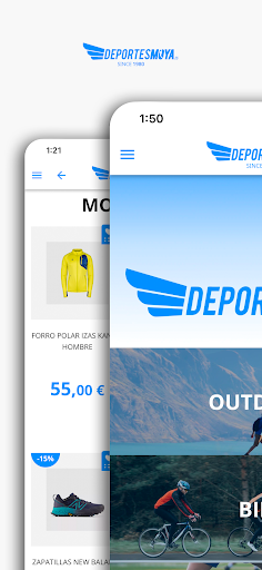 Android application Deportes Moya screenshort