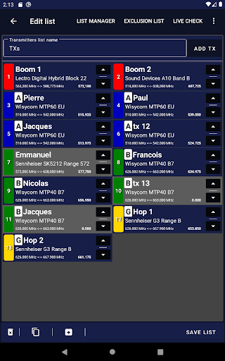 Screenshot of TXAdvance