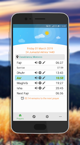 Prayer Times, Salat & Qibla Screen 3