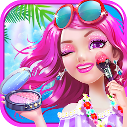 「沙灘派對 – 化妝換裝遊戲」圖示圖片