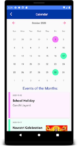 School Setu Screen 2