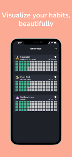 Android application HabitRabbit: Make habits stick screenshort