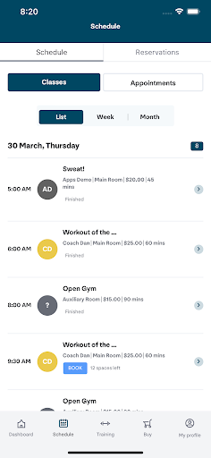 Pulse Pilates & Strength Screen 3