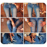 Women Ripped Jeans Tutorial icon