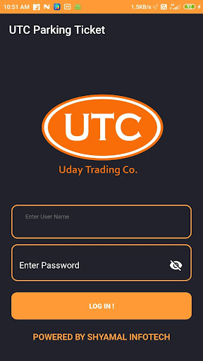 UDAY PARKING TICKET APP Screen 2