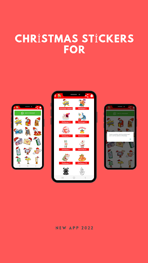 Android application Christmas Sticker Packs screenshort