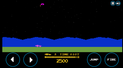 Android application Moon Patrol Run screenshort