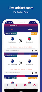 Live cricket Score - T20 Fixtures & Info 2.0.2 APK screenshots 9