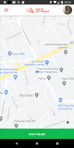DeliveryApp - Prestador Screen 3