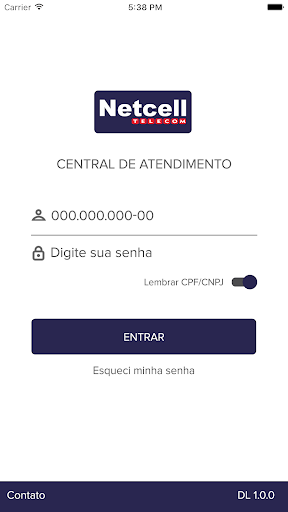 Android application Netcell Telecom screenshort