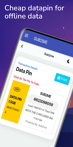 Android application Sub2me: Cheap data all network screenshort