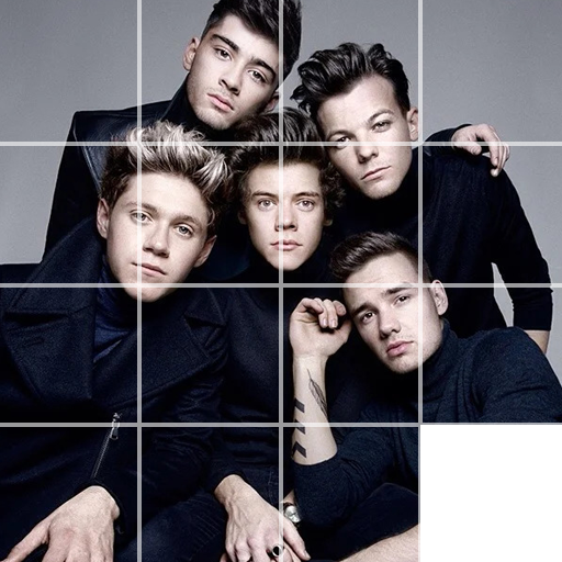 One Direction Slide Puzzle Game