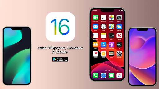 Android application iPhone 16 Launcher & Themes screenshort