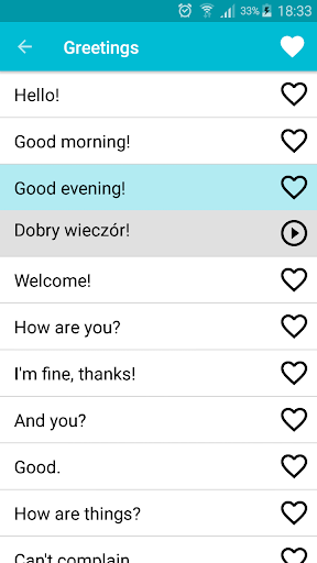 Learn Polish Screen 2
