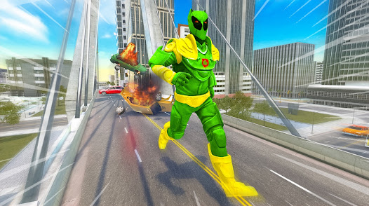 Flying Super Hero：Rescue Robot  screenshots 2