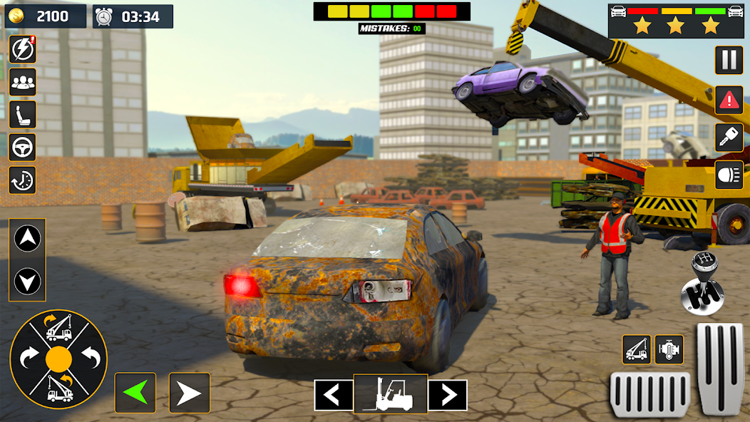 Car Crusher Excavator Games 3d 1.8 APK + Mod (Unlocked / Full) for Android