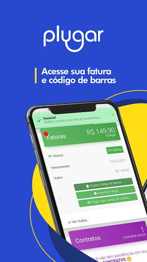 Android application Minha Plugar screenshort