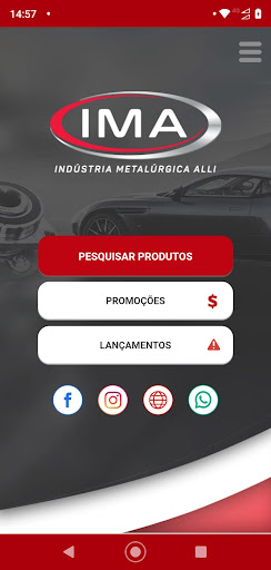 Android application IMA - Catálogo screenshort
