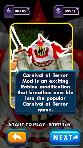 Android application escape the carnival of terror screenshort