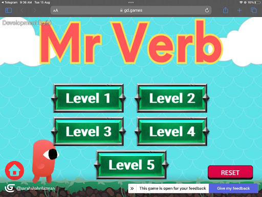 Mr Verb Screen 3