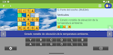screenshot of Crucigrama en español