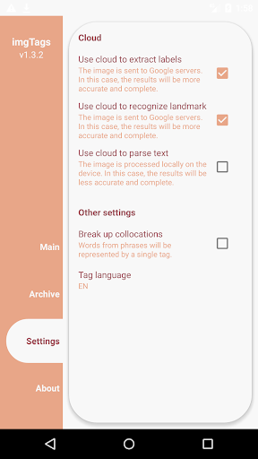 imgTags Screen 3