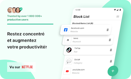 BlockSite : bloquez les applis
