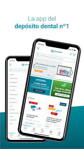 Android application Proclinic: Depósito Dental screenshort