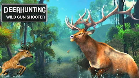 鹿ハンター2020のゲーム: 3D。動物 銃のゲーム シューのおすすめ画像1