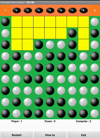 Connect5 (also known as 5-in-a Screen 2
