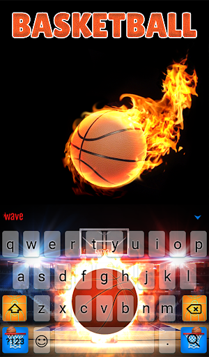 Basketball Animated Keyboard Screen 2