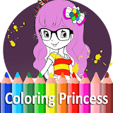 Princess Coloring Book :Games icon